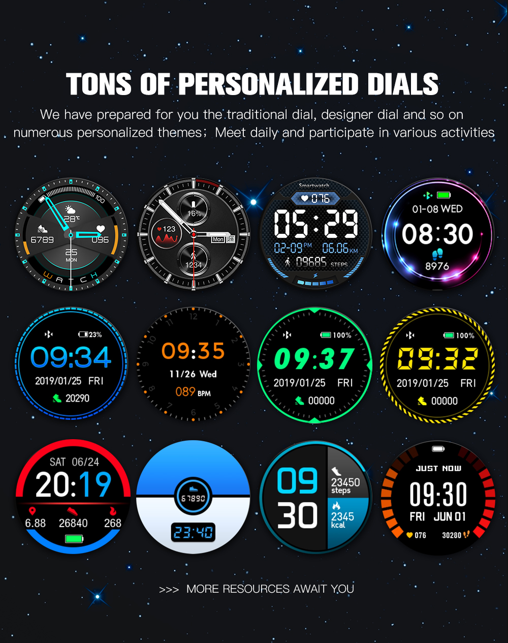 NFC F20 Classic Minimalist Watches Heart Rate Sedentary Reminder Monitor Relojes Inteligentes