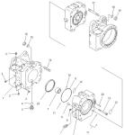 Belparts Excavator Main Pump PC1250-7 Hydraulic Pump 708-2L-00610 708-2L-00522