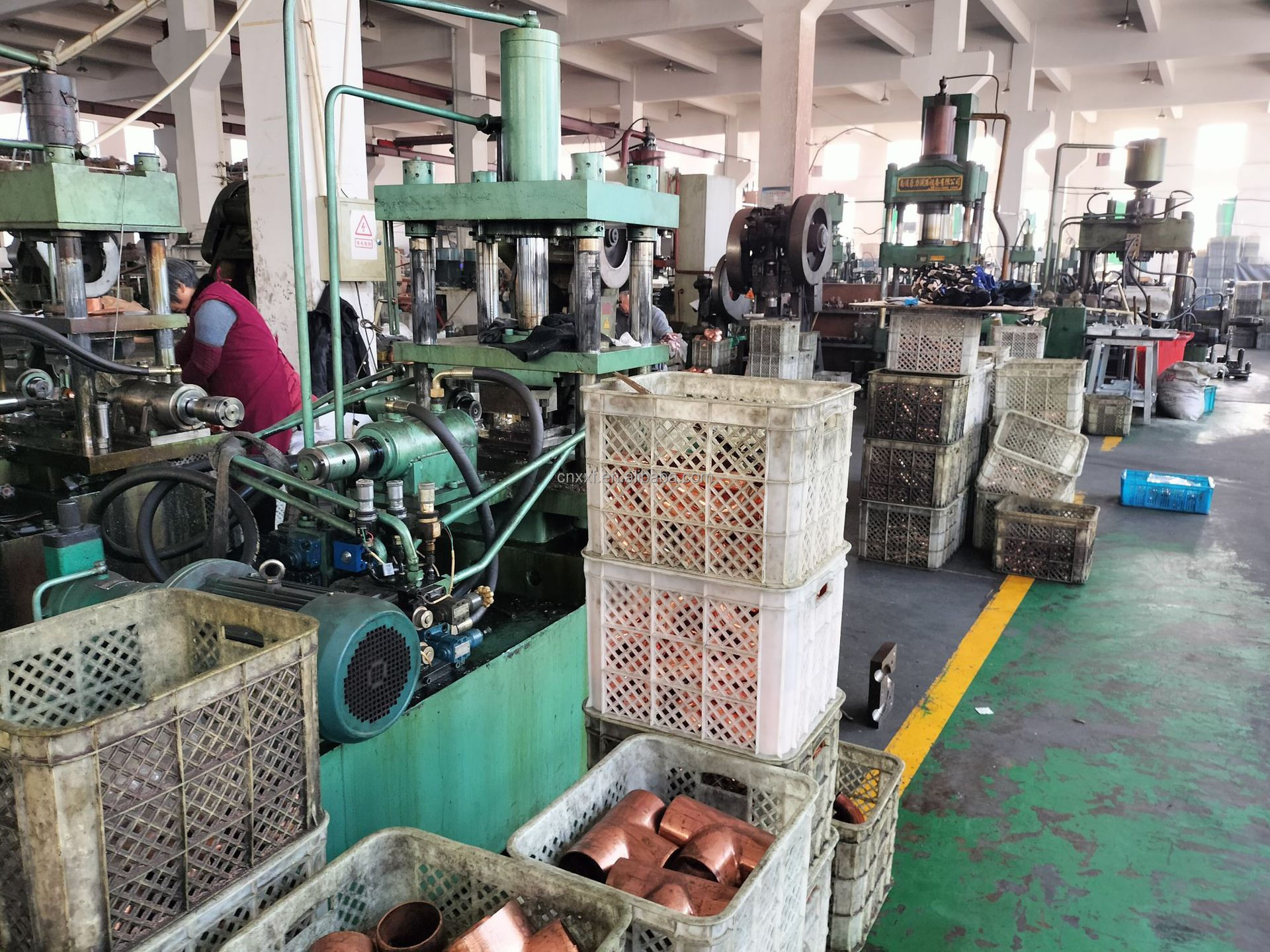 Customized Thickness NXF TP2 Cu-DHP C12200 C1220 Street Copper Elbow 45 90 180 Degree Fittings Casting Technics SAI GLOBAL