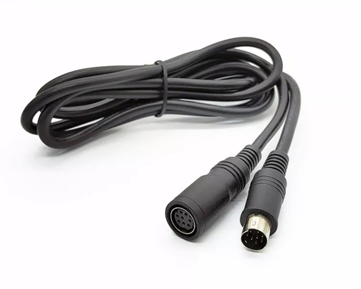 Custom Male Female Extension Cable 9 Pin Mini Din Cable