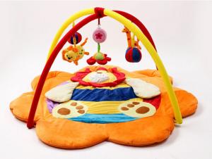 China Orange Lion Baby Play Gyms / Baby Musical Play Gym Professional wholesale