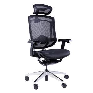 China Back Pain Relief Neck Support Wineglass Shape High Back Mesh Office Chairs wholesale