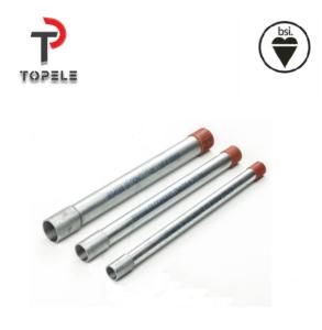China TOPELE Galvanized Steel BS4568 Conduit Fittings BS31 GI Conduit Pipe wholesale