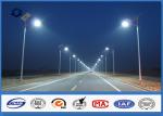 Welding BS5135 6m Parking Lot Light Pole 235 Mpa Min Yield Stress street light