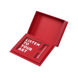 China Red Printing Blush Baked Eyeshadow Palette Matte Lamination with Brush wholesale