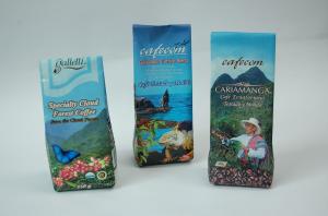 China stand up pouch bag offee plastic packaging ,logo printed coffee packaging bag wholesale