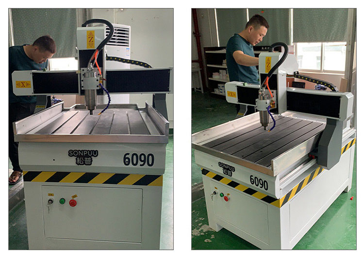 6 Head 6090 CNC Engraving Machine 4 Axis Cnc Wood Lathe Machine