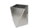 Factory Outlet Stainless Steel Flower Pot Outdoor Polygon Flower Box Shopping