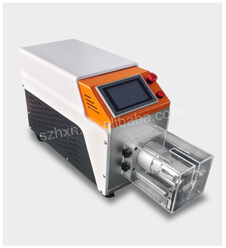 1-9 Layer RG58 Micro Coaxial Cable Wire Stripping Machine for Semi-Automatic Operation