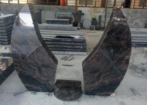 China Modern Design Granite Memorial Headstones Custom Size SGS / CE Standard wholesale