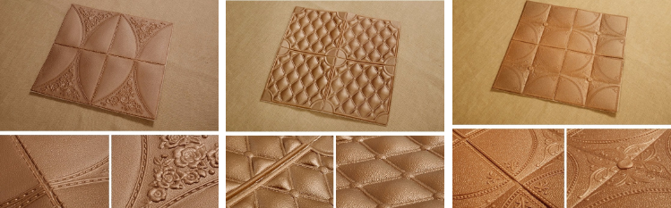 Peel and Stick 3D PE Foam Wall Panels in Modern Design Style for Waterproof Leather-like from 2018