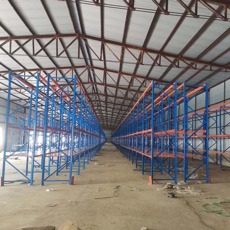 Customized Steel Pallet Shelving for Streamlined Warehouse Operations