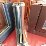 Building Material Wood Grain Aluminum Extrusion Window Aluminum Profile
