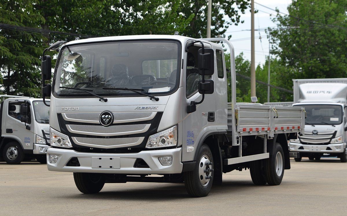 Foton Omak S1 160HP 4.17M Single Row Palletized Light Cargo Truck 105KM/H