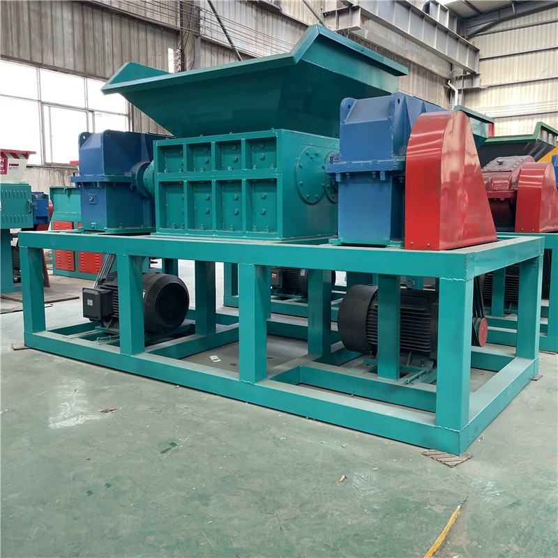 Construction Works High Safety Level Double Shaft Metal Scrap Shredder for Plastic