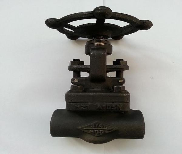 SW Socket Welded Forged Steel Gate Valve Normal Temperature Of Media