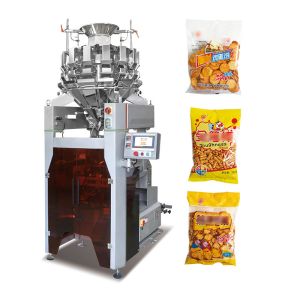 China Automatic Quantitative Particle Snack Food Sealing Filling Packing VFFS Weighing And Packaging Machine wholesale