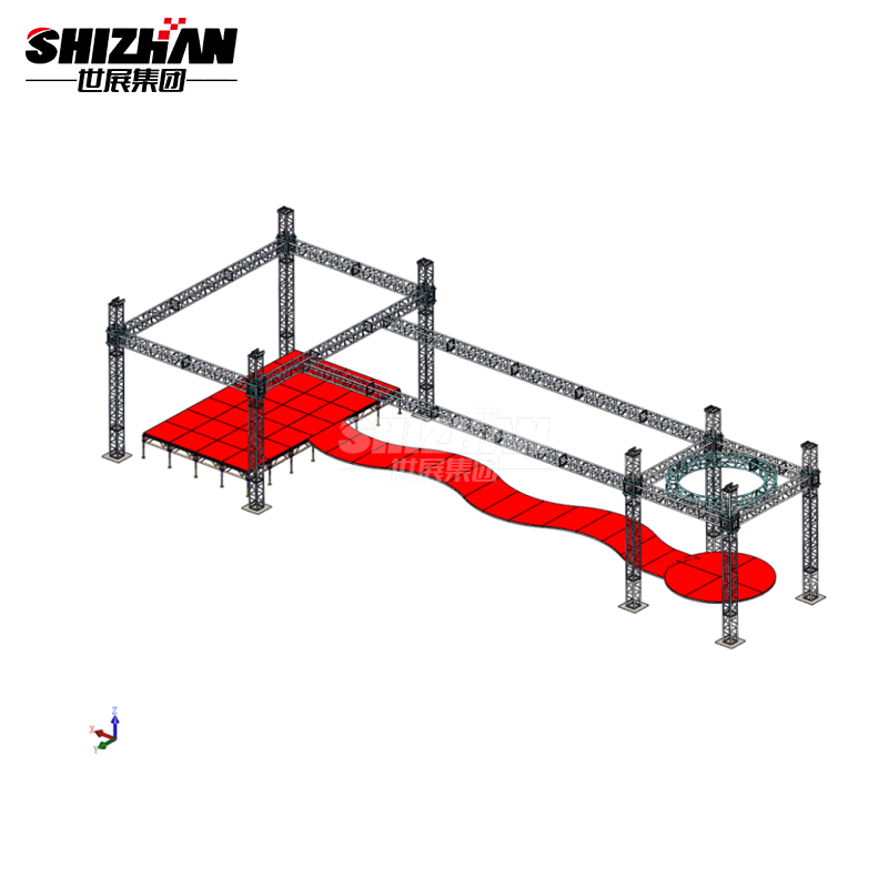 Speed Roof Truss Aluminum Collapsible Live Concert Stage Platform System