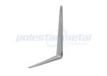 Black Powder Coated Construction Hardware Heavy Duty Steel Shelf Brackets