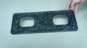 China Professional China Fabricator Custom Forged Carbon Fiber Car License Frame Plate wholesale