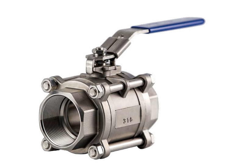 TOBO Chemical Industry Stainless Steel 3 PCS Valve Manual Three Pieces Non Return Sanitary Tri Clamp Ball Valve
