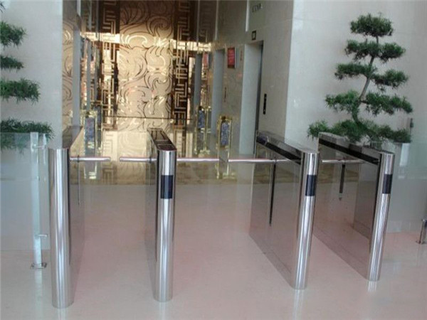 Wire Drawing Drop Arm Turnstile