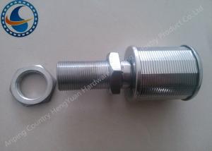 China 304 Stainless Steel Water Nozzle , Rotary Screen Filter 0.05-1mm Slot wholesale