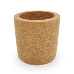 H. 10cm Cork Pen Pot Holder Office Stationery Lightweight Desk Tidy