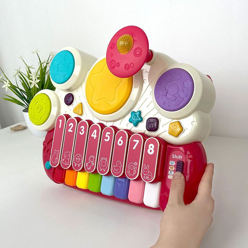 Metal Electronic Xylophone Game Drum Music Toy for 1-3 Year Olds Other Educational Toys