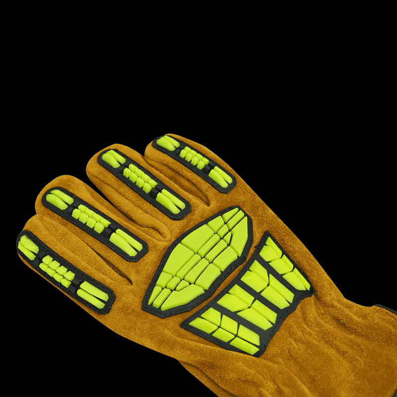 Waterproof Oil Resistant Cold Resistant Cowhide Leather Glove, cowhide leather glove, cowhide glove
