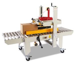 China 304SS 240W Carton Sealing Machine Adhesive Taping Side Belts Drive Length 1020mm wholesale