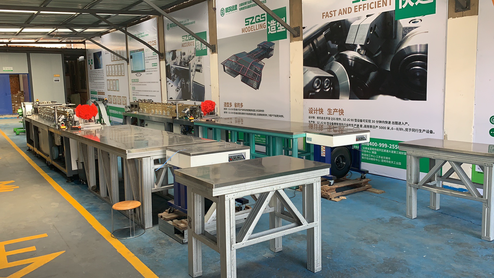 Light Gauge Steel Framing Houses Villa Roll Forming Machine with CE and ISO Approved