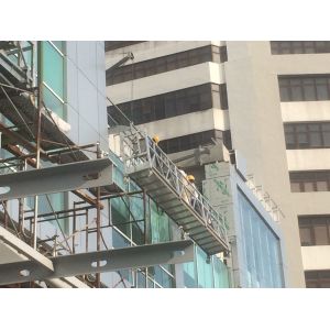 zlp800 hot galvanzied / aluminum high rise building lifting suspended gondola