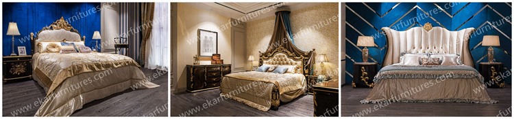 2015 new design embroidery classic luxury silk bed design for bedroom TA-002