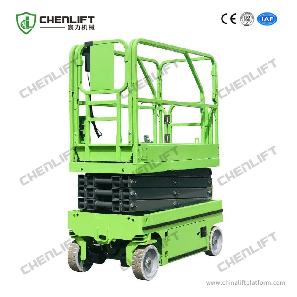 10 Meters Lifting Height Self Propelled Scissor Lift MEWP With One Year Warranty