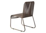 Patio Garden Furniture Outdoor Woven Rope Chairs without Armrest