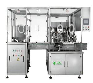 China Production Line ± 0.5% 3KW Liquid Filling And Sealing Machine wholesale
