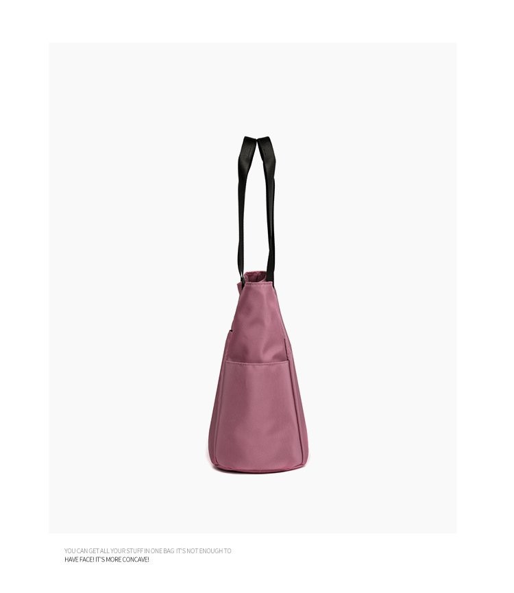 Women'S Waterproof Nylon Tote Bag Custom Logo Ladies Handbags Zipper