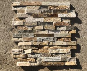 China Bathroom Beige Rough Slate Culture Stone Cladding Outdoor wholesale