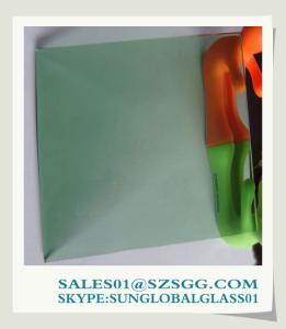 China High quality 6mm F-Green Float Glass for buildings wholesale