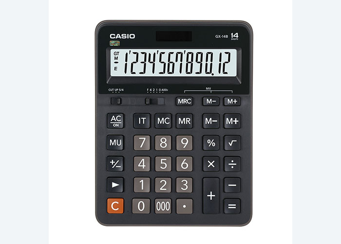 For authentic Casio GX-14B Calculator 14-digit large key dual power desktop office computer