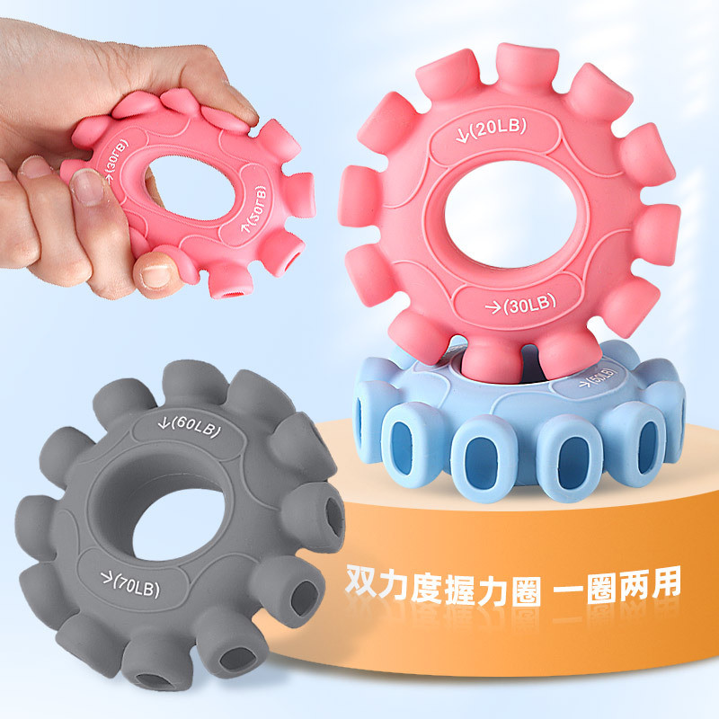 Silicone Grip Strength Trainer Suction Cup Hand Strengthener Grip Trainer For Rock Climbing Adjustable Finger Exerciser
