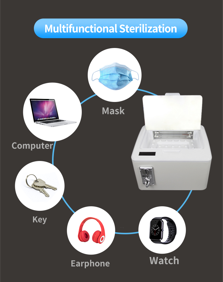OEM Mini UV Zone Cell Phone Sanitizer For Mobile Shop