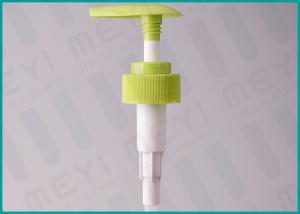 China Green PP Lotion Pump Dispenser 33mm For Liquid Soap / Hair Conditioner wholesale