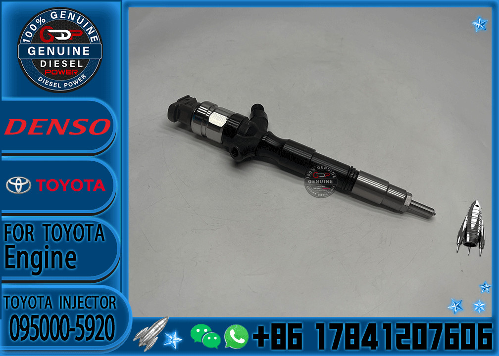 Diesel Fuel Injector Common Rail Injector 095000-5921 095000-5920 23670-09070 for Toyota 1kd 2kd