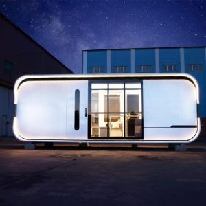 Steel Structure Tempered Glass Movable Store Prefab Shop Modular Cafe Container
