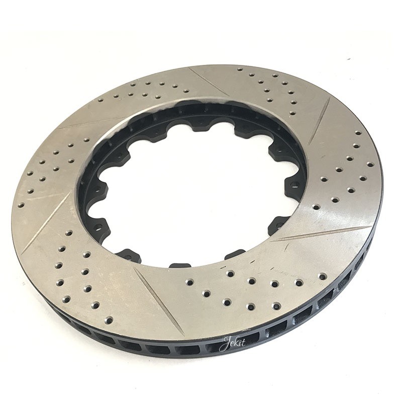 Cast Iron HT250 Auto Brake Discs 355x32 J HOOK Drilled Slot For Benz W205