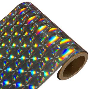 China Fashion 3D Lens Bopp Lamination Film Roll , Holographic BOPP Film wholesale