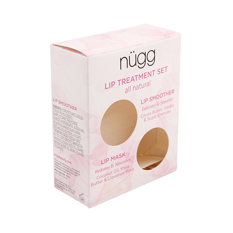 350gsm C1S Art Paper Cosmetic Packaging Boxs With Display Window