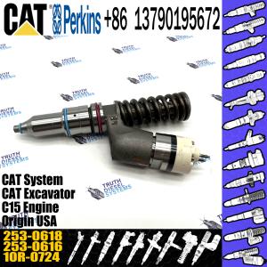 China Excavator Accessories Caterpillar Fuel Injector 2530618 Diesel Motor Parts wholesale